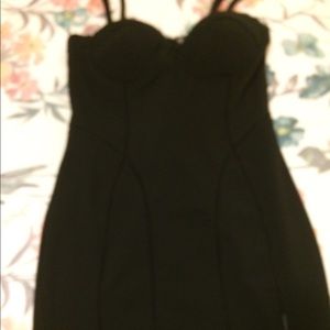 Mini black dress